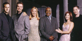 The cast all dressed up!