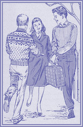 Belden brothers vying for Honey's suitcase.