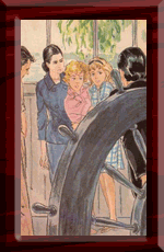 Pierre Lontard threatens the girls.