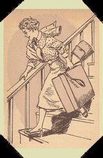 Trixie dashed downstairs.