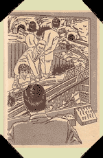 They saw the most elaborate model railroad system possible.