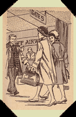 A smiling man hurried forward.