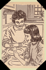 "Barbara made the 4-H emblem."