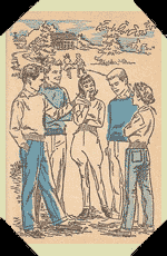 Mart flushed as the girls giggled.