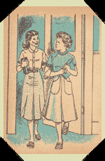 Trixie and Honey linked arms as they left their homeroom.