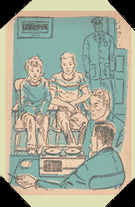 "A likely tale," the lieutenant said sarcastically.